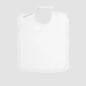Babero de baba Grande Con Rizo Impermeable Hojitas