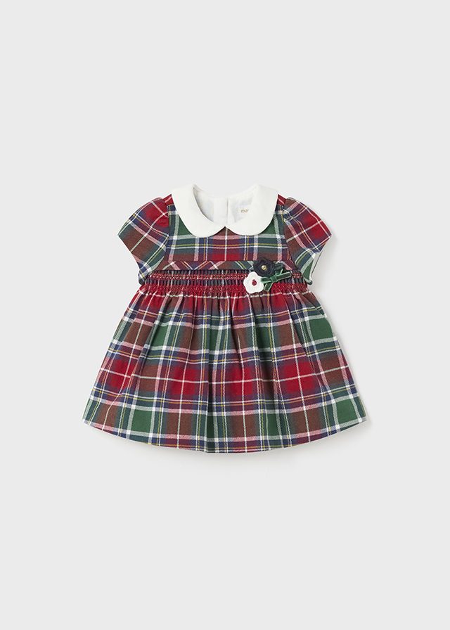 Vestido punto smock recién nacido + rebeca - Imagen 4