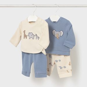 Conjunto 2 piezas animalitos recién nacido