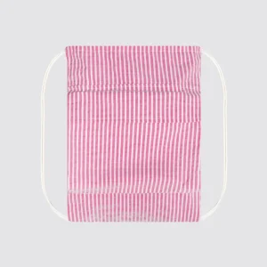 Playa Roll Bag Rayas Candela Rosa Fresa