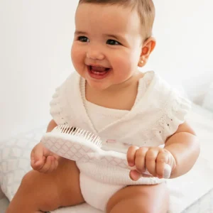 Cepillo Bebé de 0 a 8 meses Atenea Rosa