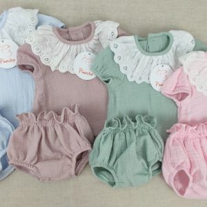 Conjunto bebé bambula plumeti 100% Algodón