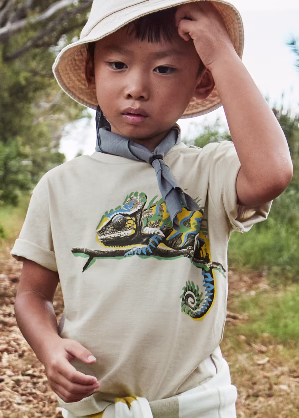 Camiseta Camaleón niño