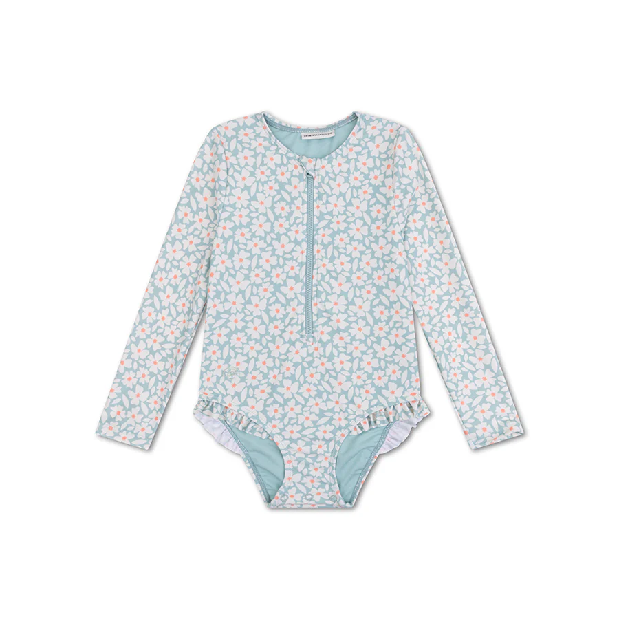 Swim Essentials bañador green flowers m/l - Imagen 3